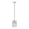 Z-Lite Mersesse 1 Light Pendant, Chrome & Clear 6006MP-CH - alternate 6